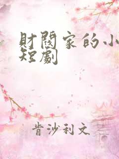 财阀家的小儿子短剧