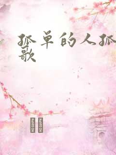 孤单的人孤单的歌