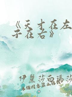 《天才在左 疯子在右》