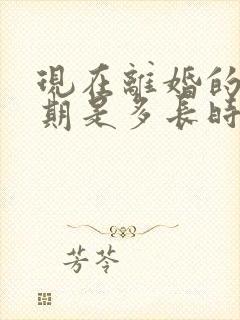 现在离婚的冷静期是多长时间