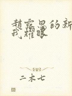 赵露思的新剧许我耀眼