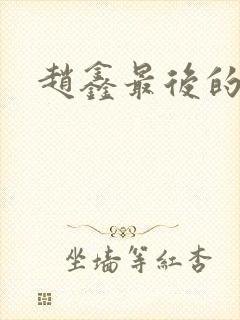 赵鑫最后的结局