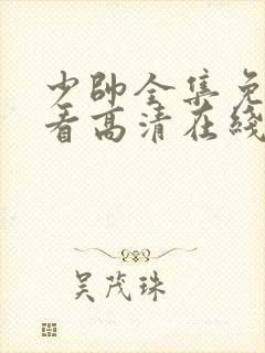 少帅全集免费观看高清在线观看