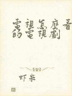 电视怎么看免费的电视剧