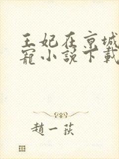 王妃在京城当团宠小说下载