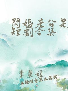 闪婚老公是总裁短剧合集