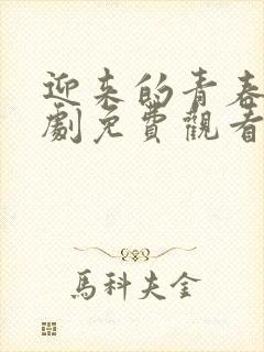 迎来的青春电视剧免费观看