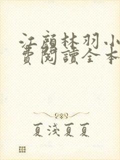 江颜林羽小说免费阅读全本