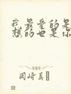 我最爱的是你最想的也是你是什么歌