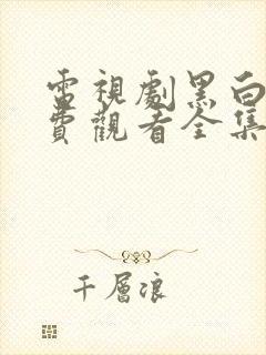 电视剧黑白局免费观看全集高清