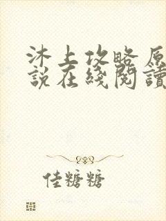 沐上攻略原著小说在线阅读