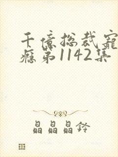 千亿总裁宠妻上瘾第1142集