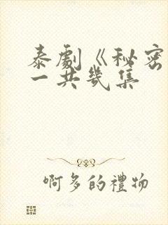 泰剧《秘密爱》一共几集