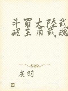 斗罗大陆武魂觉醒主角武魂技能搭配