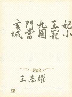 玄门九王妃在京城当团宠小说