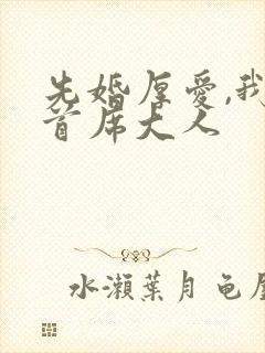 先婚厚爱,我的首席大人