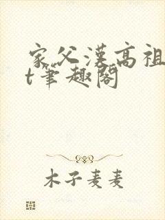 家父汉高祖txt笔趣阁