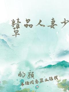 精品人妻少妇嫩草