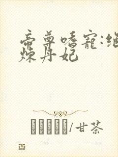 帝尊嗜宠:绝色炼丹妃