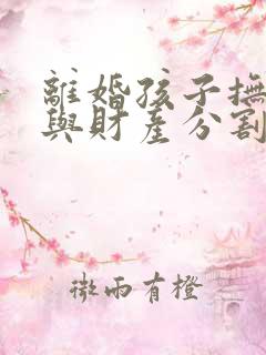 离婚孩子抚养权与财产分割