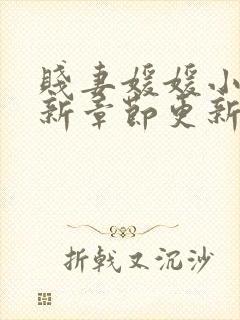 贱妻媛媛小说最新章节更新时间