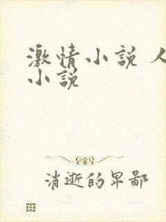 激情小说 人妻小说