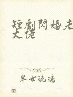 短剧闪婚老公是大佬