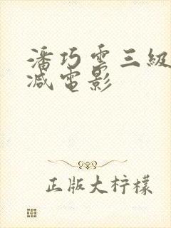 潘巧云三级无删减电影