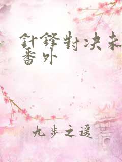 针锋对决未删减番外