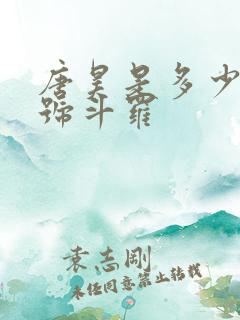 唐昊是多少级封号斗罗