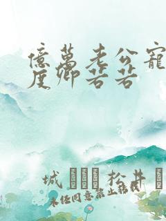 亿万老公宠妻无度卿若若