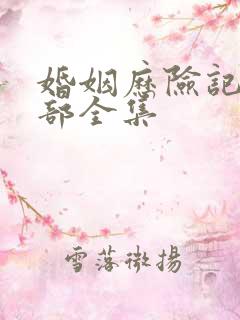 婚姻历险记第一部全集