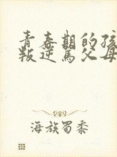 青春期的孩子太叛逆骂父母怎么办