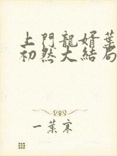 上门龙婿叶辰萧初然大结局