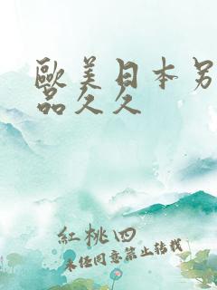 欧美日本另类精品久久