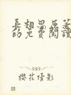 长相思原著小说的免费阅读