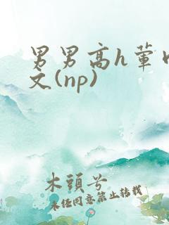 男男高h荤肉欲文(np)