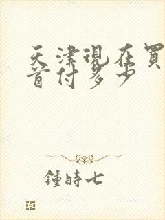 天津现在买房子首付多少