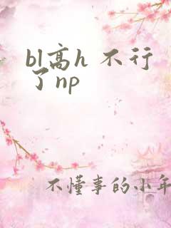 bl高h 不行了np