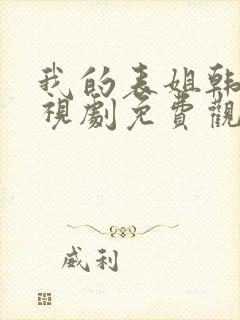 我的表姐韩剧电视剧免费观看在线