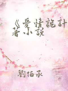 《爱情诡计》原著小说