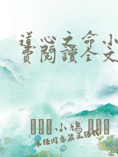 道心之命小说免费阅读全文最新章节