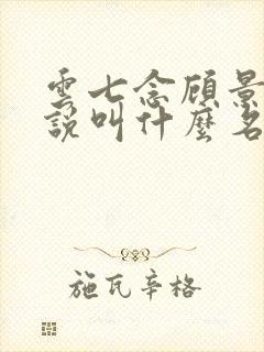 云七念顾景琛小说叫什么名字