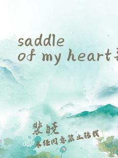 saddle of my heart歌词中文翻译
