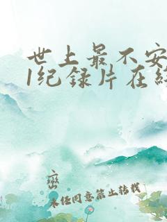 世上最不安的人1纪录片在线观看