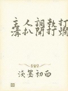 主人调教打屁股沟扒开打烂的小说