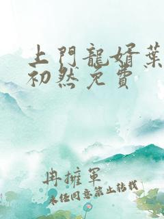上门龙婿叶辰萧初然免费