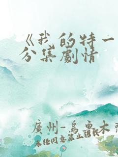 《我的特一营》分集剧情