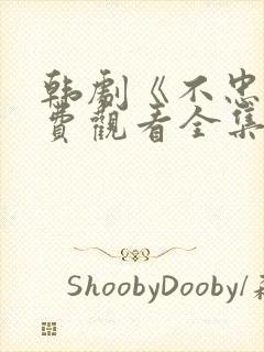 韩剧《不忠》免费观看全集