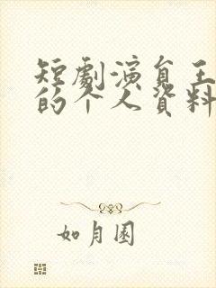 短剧演员王晨鹏的个人资料